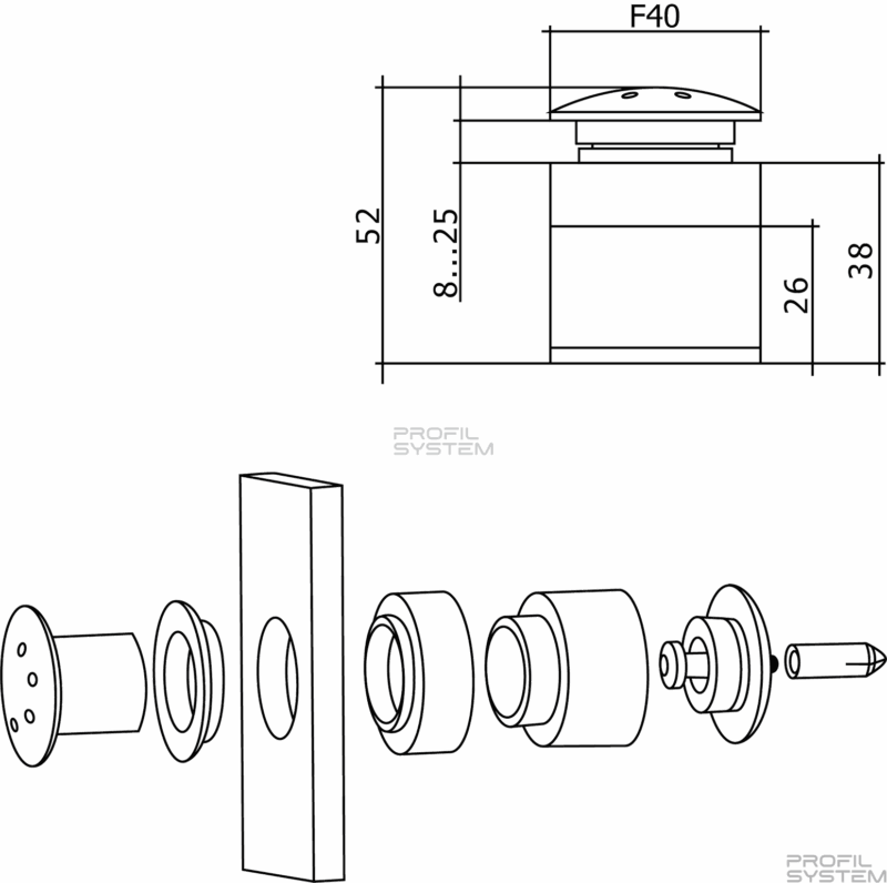Коннектор для стекла ТТ-512-А_2
