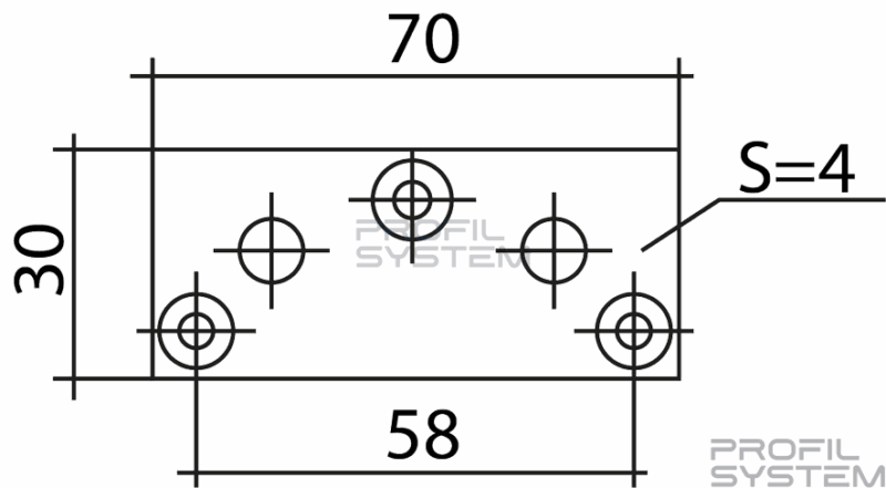 Пластина монтажная 58-70 T341_2