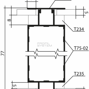 Уплотнитель для стекла 5 - 6 мм T234_10