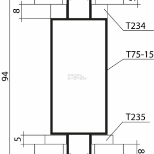 Уплотнитель для стекла 8 мм T235_3